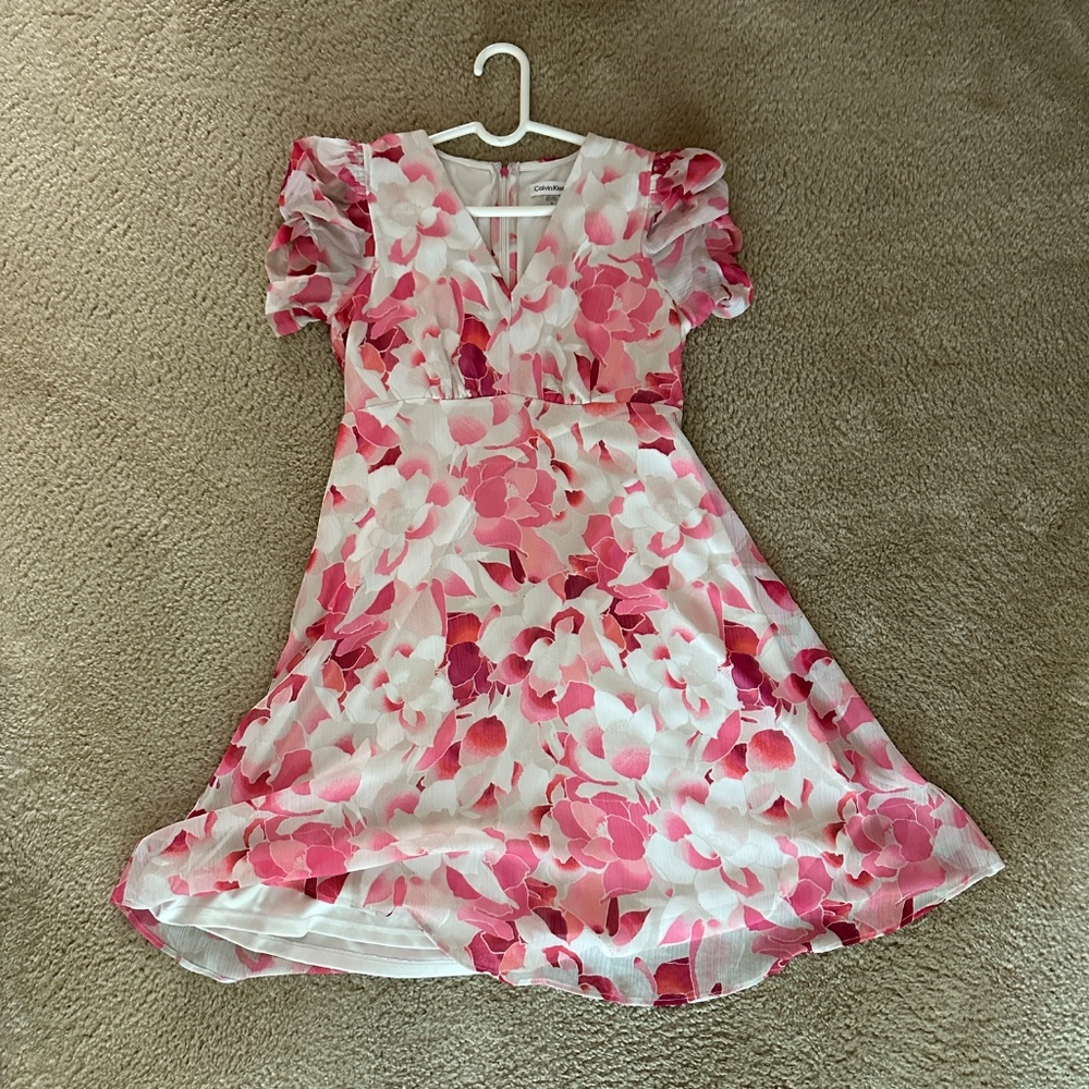Calvin Klein, summer dress, lined